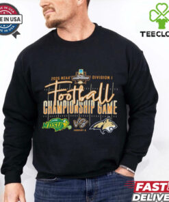Official NDSU Bison Vs MSU Bobcats FCS Football Championship Game 2025 NCAA Division I Jan 6 t shirt