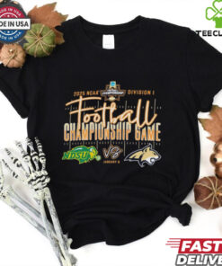 Official NDSU Bison Vs MSU Bobcats FCS Football Championship Game 2025 NCAA Division I Jan 6 t shirt