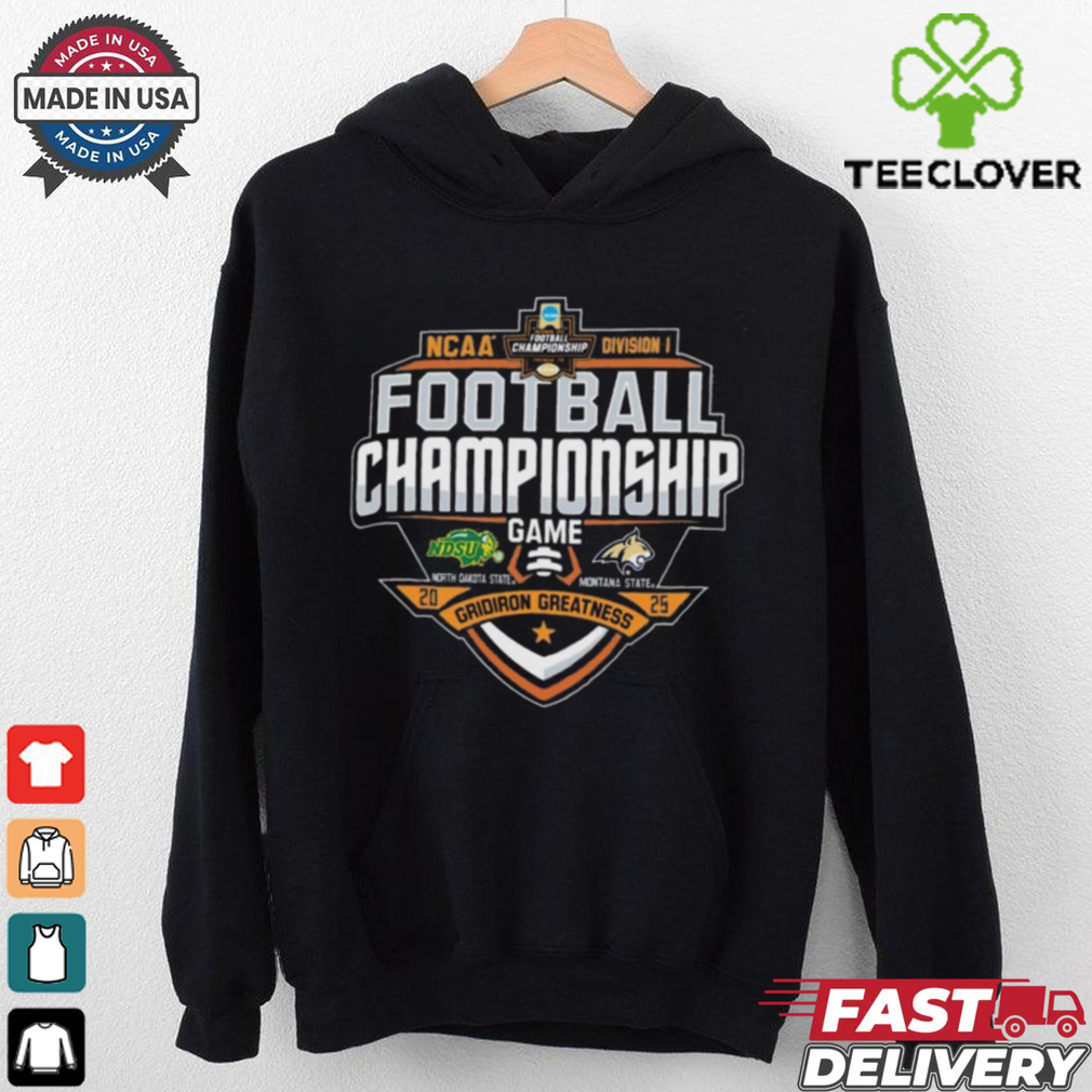 Official NDSU Bison Vs MSU Bobcats FCS Football Championship Game NCAA Division I 2025 Gridiron Greatness t shirt Official NDSU Bison Vs MSU Bobcats FCS Football Championship Game NCAA Division I 2025 Gridiron Greatness t shirt
