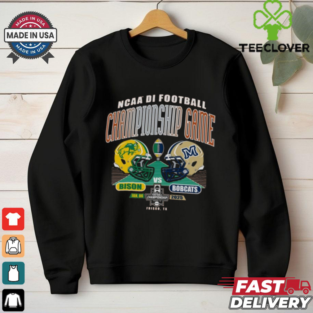 Official NDSU Bison Vs MSU Bobcats NCAA DI FCS Football Championship Game Jan 06 2025 Helmet t shirt Official NDSU Bison Vs MSU Bobcats NCAA DI FCS Football Championship Game Jan 06 2025 Helmet t shirt