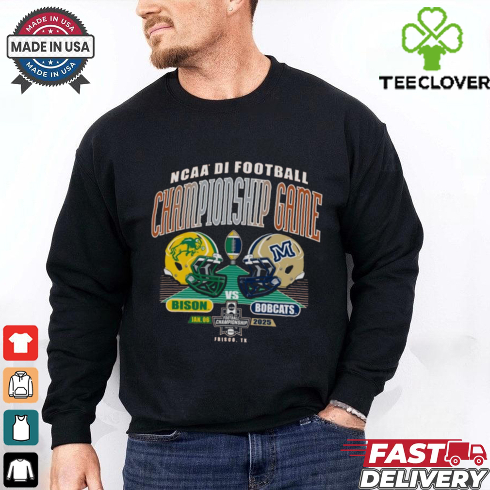 Official NDSU Bison Vs MSU Bobcats NCAA DI FCS Football Championship Game Jan 06 2025 Helmet t shirt Official NDSU Bison Vs MSU Bobcats NCAA DI FCS Football Championship Game Jan 06 2025 Helmet t shirt