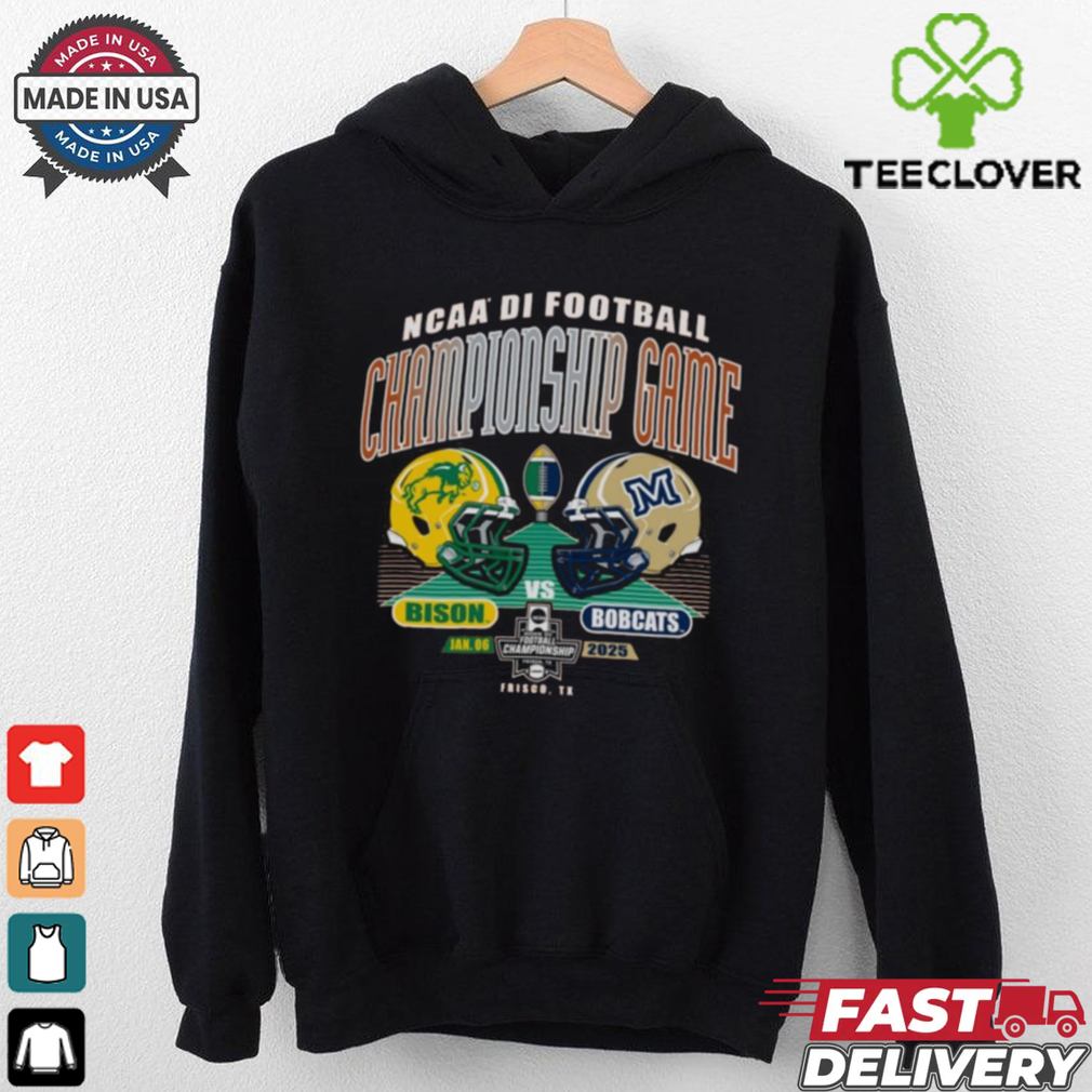 Official NDSU Bison Vs MSU Bobcats NCAA DI FCS Football Championship Game Jan 06 2025 Helmet t shirt Official NDSU Bison Vs MSU Bobcats NCAA DI FCS Football Championship Game Jan 06 2025 Helmet t shirt