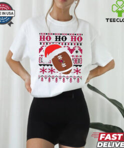Official NFL Arizona Cardinal Football Santa Claus Ho Ho Ho Christmas 2024 Shirt