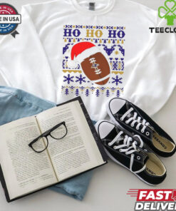 Official NFL Baltimore Ravens Football Santa Claus Ho Ho Ho Christmas 2024 Shirt