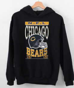 Official NFL Bears Helmet Flea Market T Shirt