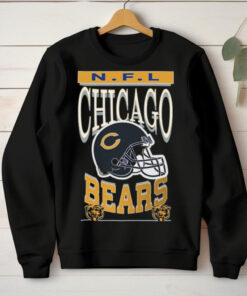 Official NFL Bears Helmet Flea Market T Shirt