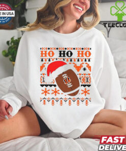 Official NFL Cincinnati Bengals Football Santa Claus Ho Ho Ho Christmas 2024 Shirt