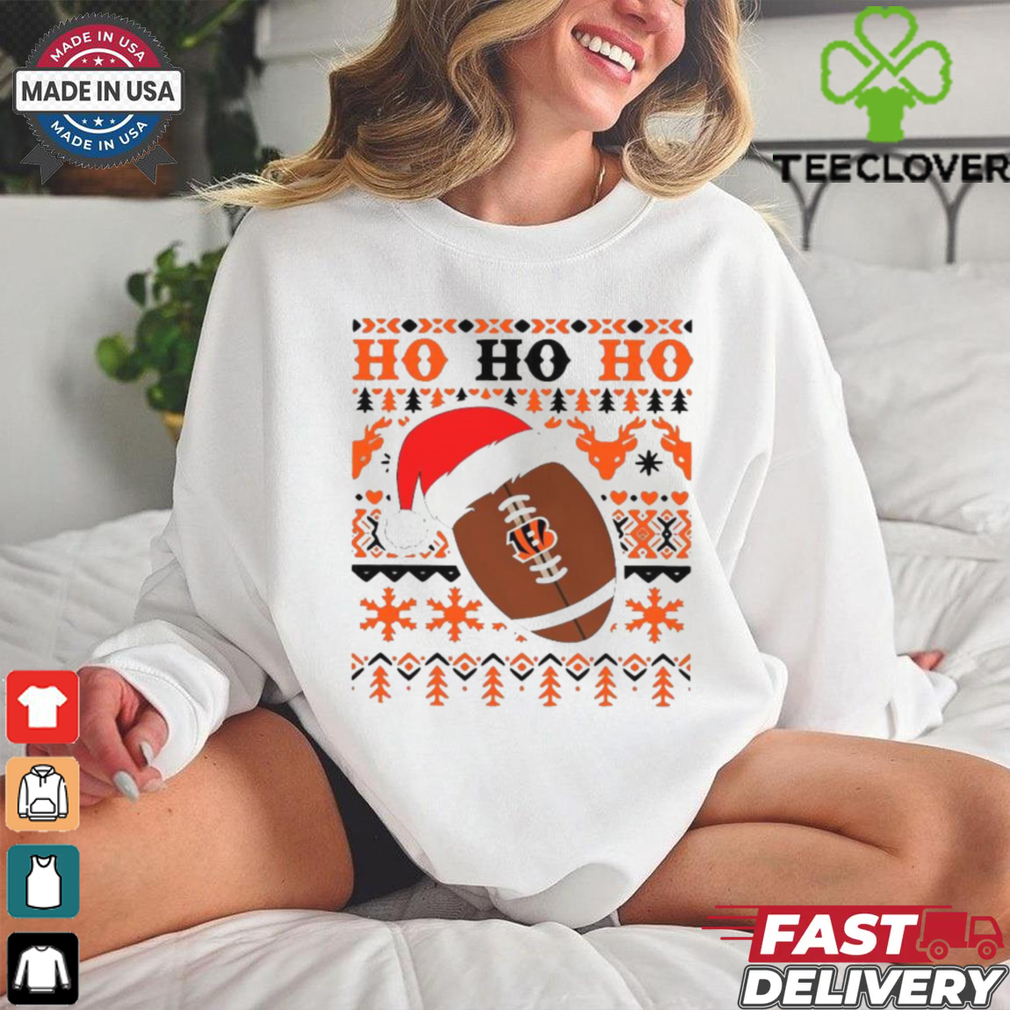 Official NFL Cincinnati Bengals Football Santa Claus Ho Ho Ho Christmas 2024 Shirt Official NFL Cincinnati Bengals Football Santa Claus Ho Ho Ho Christmas 2024 Shirt