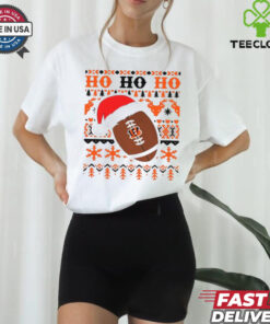 Official NFL Cincinnati Bengals Football Santa Claus Ho Ho Ho Christmas 2024 Shirt