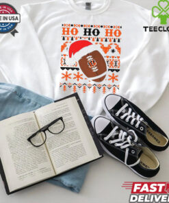 Official NFL Cincinnati Bengals Football Santa Claus Ho Ho Ho Christmas 2024 Shirt