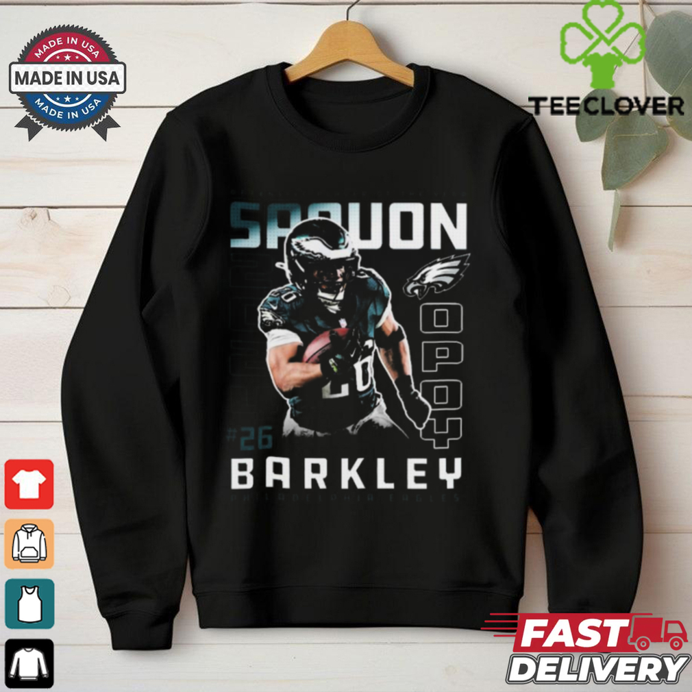 Official NFL Football 2024 Saquon Barkley Philadelphia Eagles Offensive Player of the Year t shirt Official NFL Football 2024 Saquon Barkley Philadelphia Eagles Offensive Player of the Year t shirt
