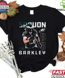 Official NFL Football 2024 Saquon Barkley Philadelphia Eagles Offensive Player of the Year t shirt