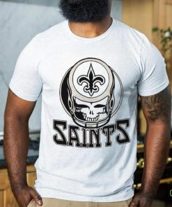 Official NFL Grateful Dead And New Orleans Saints T Shirt