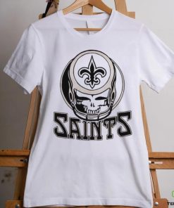 Official NFL Grateful Dead And New Orleans Saints T Shirt