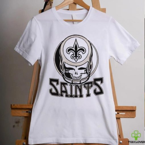 Official NFL Grateful Dead And New Orleans Saints T Shirt