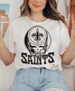 Official NFL Grateful Dead And New Orleans Saints T Shirt