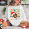 Official NFL Cincinnati Bengals Football Santa Claus Ho Ho Ho Christmas 2024 Shirt