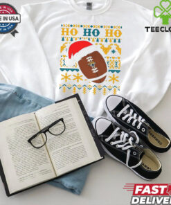 Official NFL Jacksonville Jaguars Football Santa Claus Ho Ho Ho Christmas 2024 Shirt