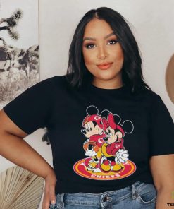 Official NFL Kansas city Chiefs mickey and minnie T shirt 1 Official NFL Kansas city Chiefs mickey and minnie T shirt