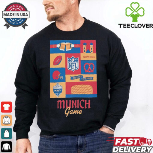 Official NFL Munich Game L&L ’94 Campus Welcome To Munich Nov 2024 t shirt