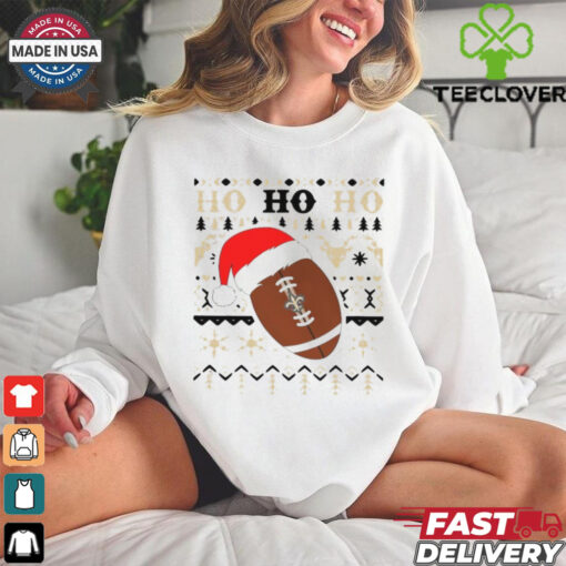 Official NFL New Orlean Saints Football Santa Claus Ho Ho Ho Christmas 2024 Shirt