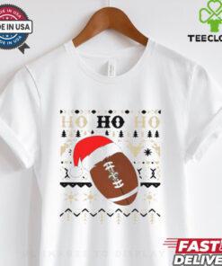 Official NFL New Orlean Saints Football Santa Claus Ho Ho Ho Christmas 2024 Shirt