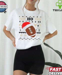 Official NFL New Orlean Saints Football Santa Claus Ho Ho Ho Christmas 2024 Shirt