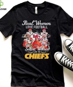 Official NFL Real Women Love Football Smart Women Love The Chiefs Signatures Shirt