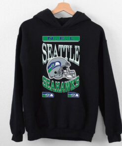 Official NFL Seahawks Helmet Flea Market Crew T Shirt