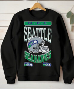 Official NFL Seahawks Helmet Flea Market Crew T Shirt