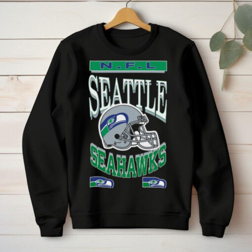 Official NFL Seahawks Helmet Flea Market Crew T Shirt