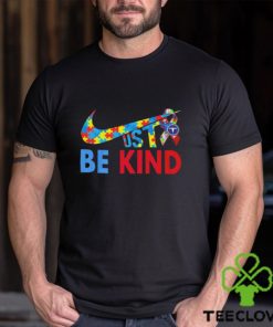 Official NFL Tennessee Titans Autism just be kind T Shirt