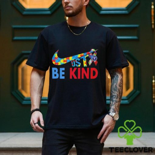 Official NFL Tennessee Titans Autism just be kind T Shirt