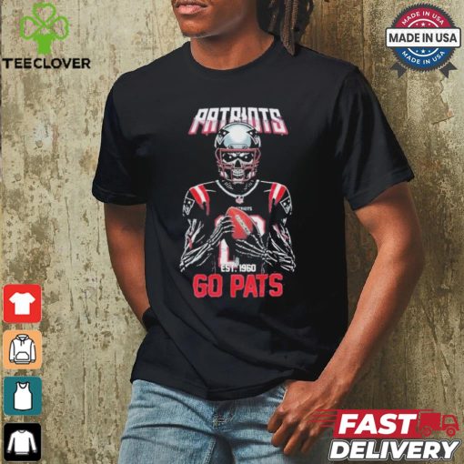 Official NFL new england Patriots est 1960 go pats T shirt