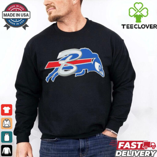 Official NFL x MLB Buffalo Bills X Toronto Blue Jays Logo Mash Shirt