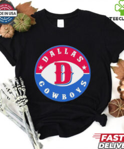 Official NFL x MLB Dallas Cowboys X Texas Rangers Logo Mash Shirt