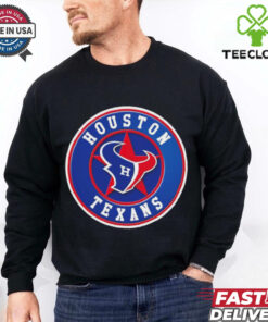 Official NFL x MLB Houston Texans X Houston Astros Logo Mash Shirt