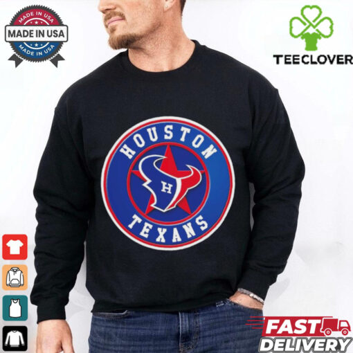Official NFL x MLB Houston Texans X Houston Astros Logo Mash Shirt