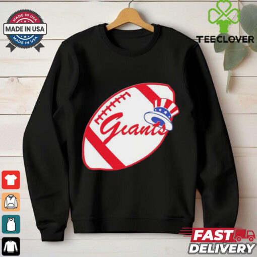 Official NFL x MLB New York Giants X New York Yankees Logo Mash Shirt