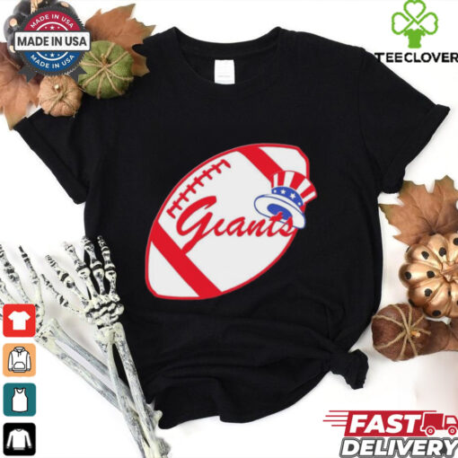 Official NFL x MLB New York Giants X New York Yankees Logo Mash Shirt