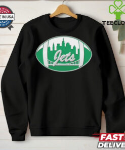 Official NFL x MLB New York Jets X New York Mets Logo Mash Shirt