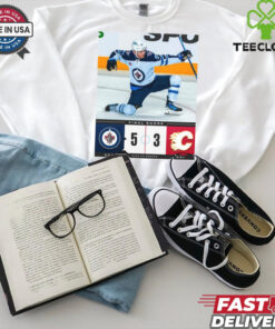 Official NHL Winnipeg Jets 5 3 Calgary Flames Final Score 2024 25 Season Poster t shirt 3 Official NHL Winnipeg Jets 5 3 Calgary Flames Final Score 2024 25 Season Poster t shirt