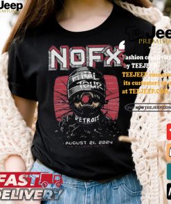 Official NOFX Aug 21 2024 Detroit MI Final Tour Painting t shirt 1 Official NOFX Aug 21 2024 Detroit MI Final Tour Painting t shirt