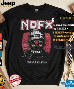 Official NOFX Aug 21 2024 Detroit MI Final Tour Painting t shirt 3 Official NOFX Aug 21 2024 Detroit MI Final Tour Painting t shirt