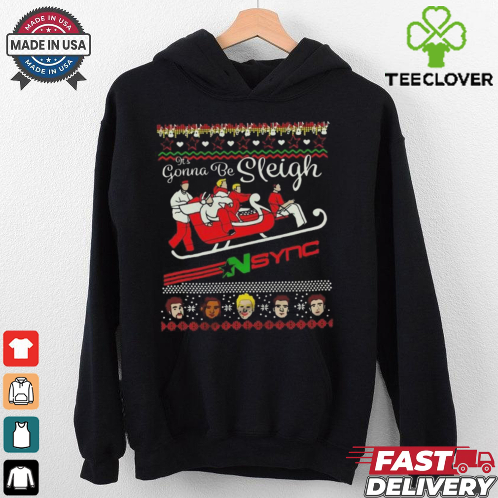 Official NSync Band It’s Gonna Be Sleigh Ugly Christmas Shirt Official NSync Band It’s Gonna Be Sleigh Ugly Christmas Shirt