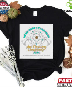 Official NYWP North Yorkshire Axe Throwing Championship 2024 In Association With Valhalla North Shirt