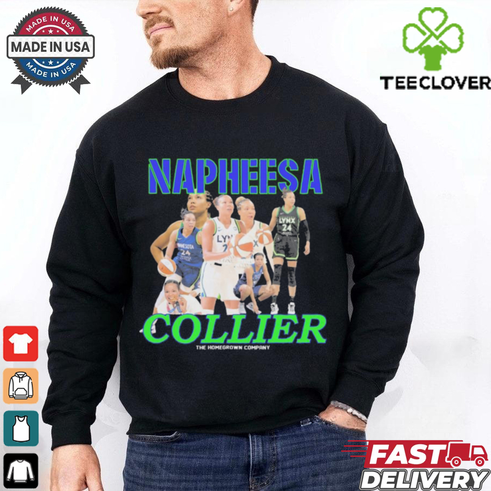 Official Napheesa Collier Minnesota Lynx WNBA 2024 The Homegrown Company t shirt Official Napheesa Collier Minnesota Lynx WNBA 2024 The Homegrown Company t shirt