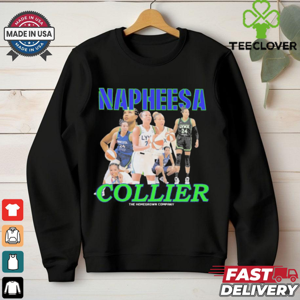 Official Napheesa Collier Minnesota Lynx WNBA 2024 The Homegrown Company t shirt Official Napheesa Collier Minnesota Lynx WNBA 2024 The Homegrown Company t shirt