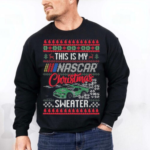 Official Nascar Checkered Flag Sports Black Ugly Holiday 2024 T Shirt