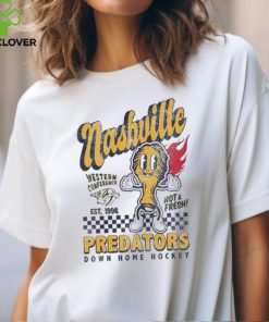 Official Nashville Predators Mitchell & Ness Youth Concession Stand T Shirt